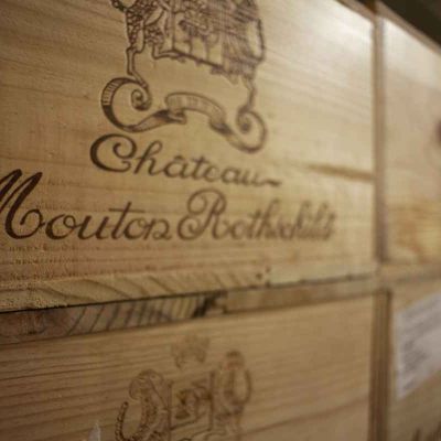 Stockage chateau Rothschild Cave Paris