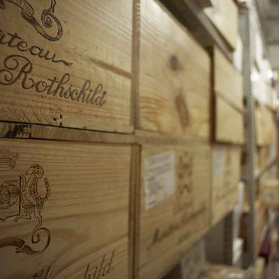 Stockage château Rothschild  Cave Paris